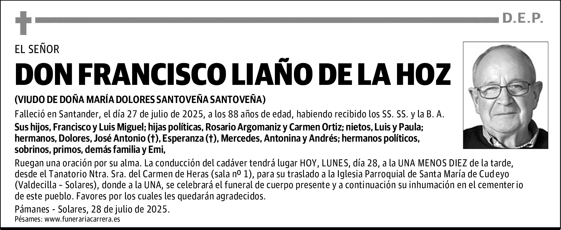 DON FRANCISCO LIAÑO DE LA HOZ