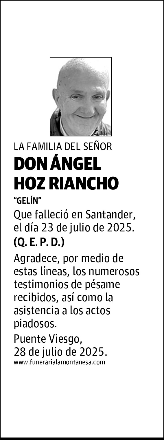 DON ÁNGEL HOZ RIANCHO
