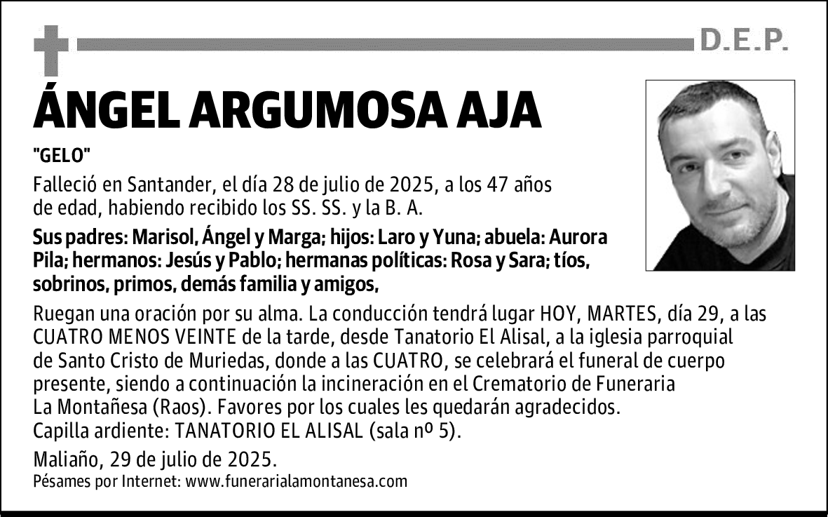 ÁNGEL ARGUMOSA AJA