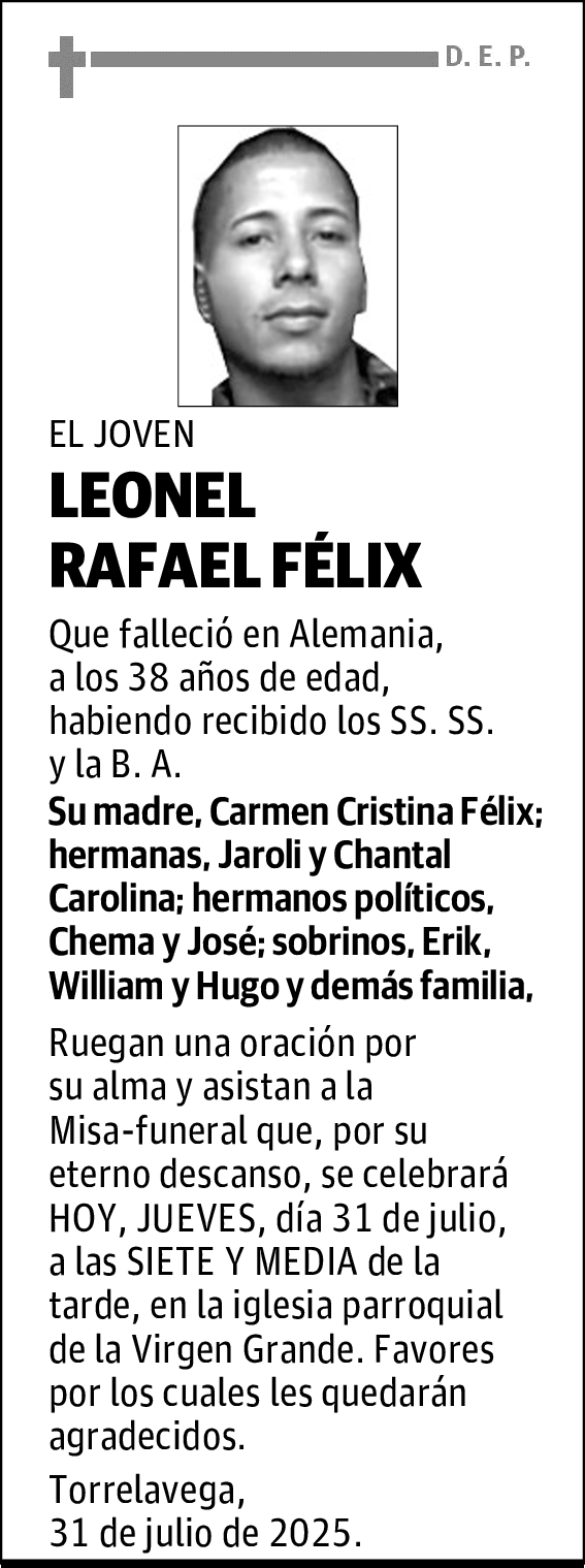 LEONEL RAFAEL FÉLIX