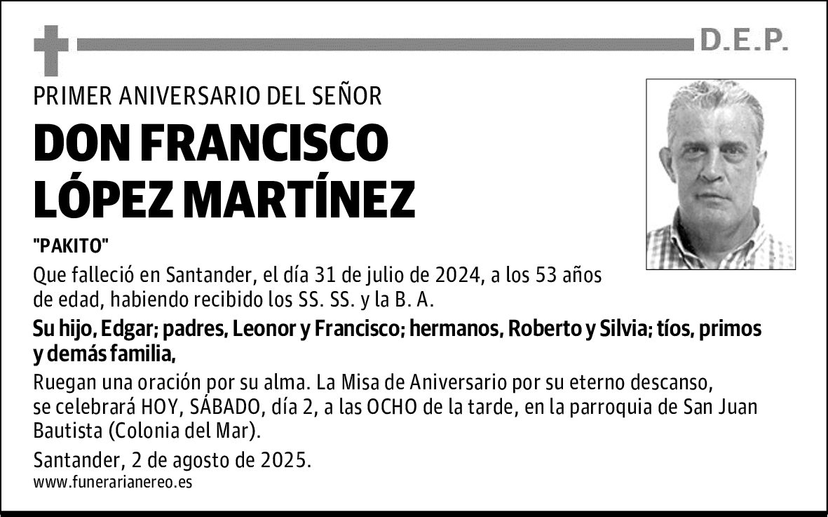 DON FRANCISCO LÓPEZ MARTÍNEZ