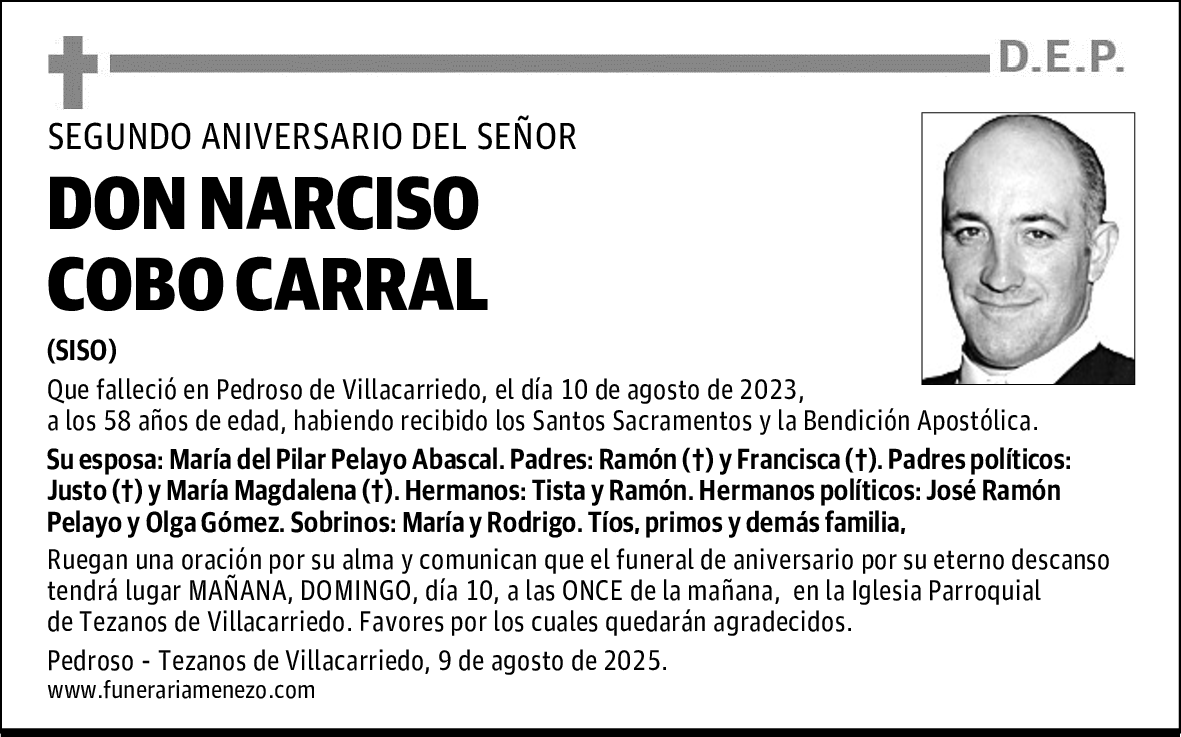 DON NARCISO COBO CARRAL