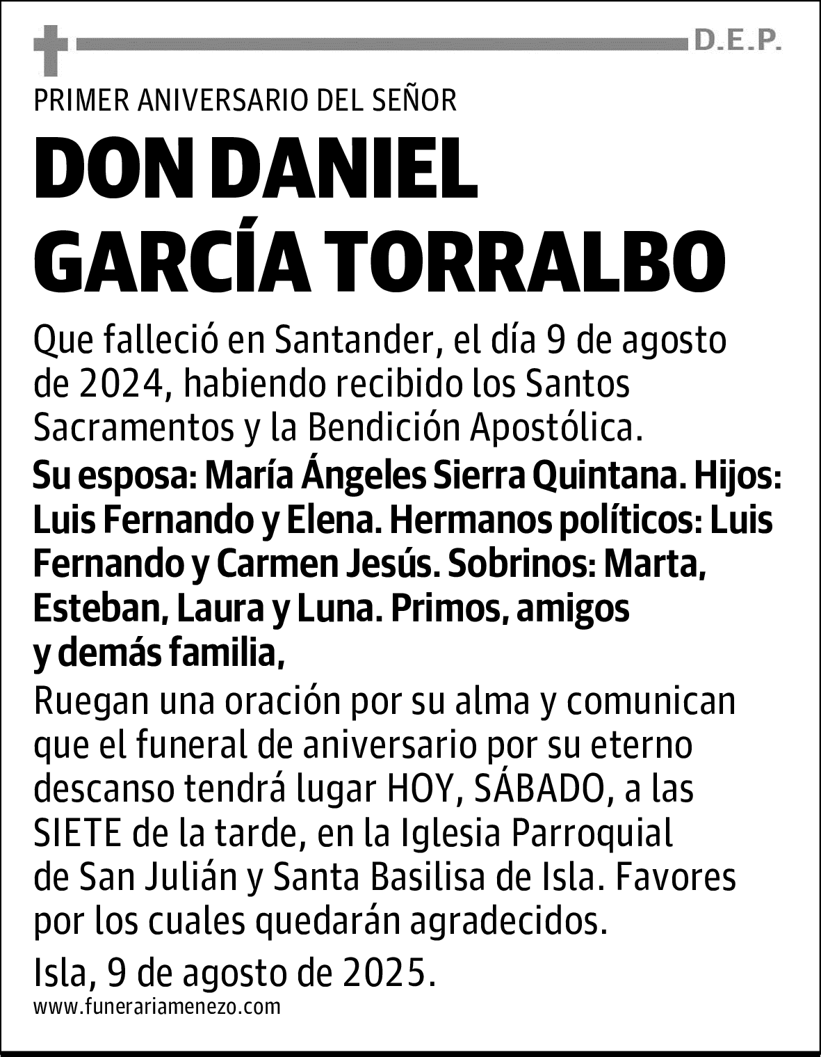 DON DANIEL GARCÍA TORRALBO