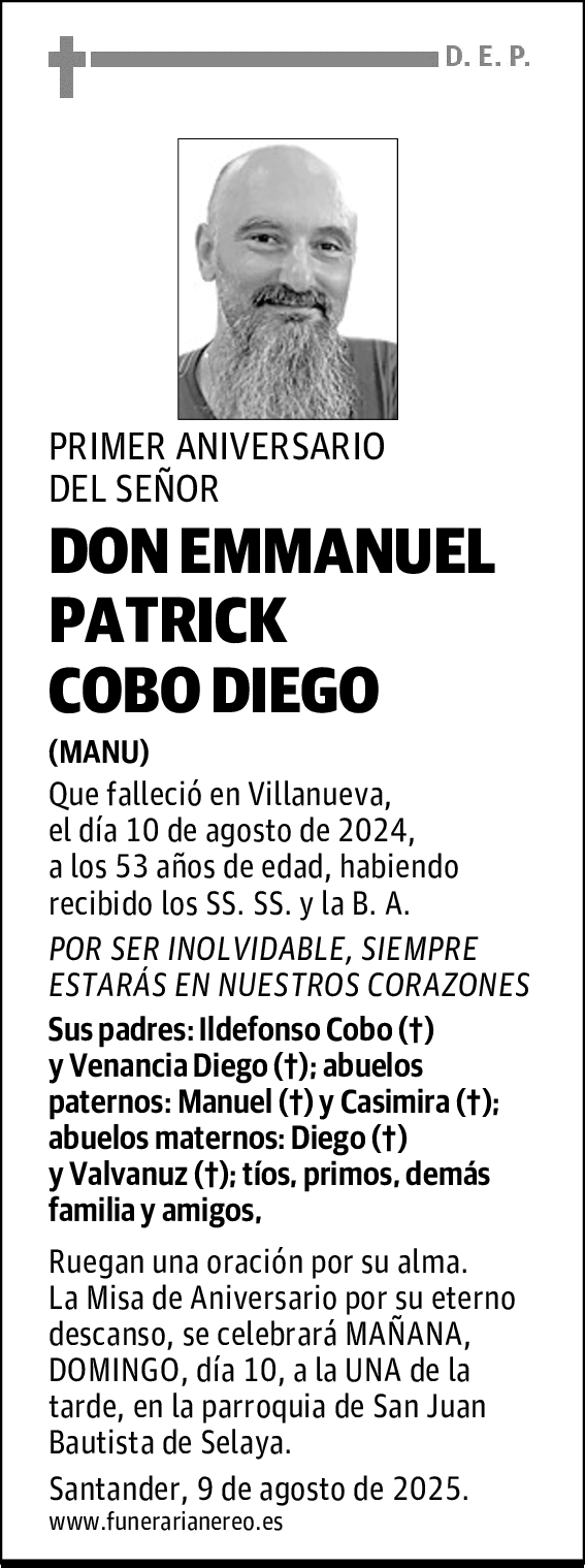 DON EMMANUEL PATRICK COBO DIEGO