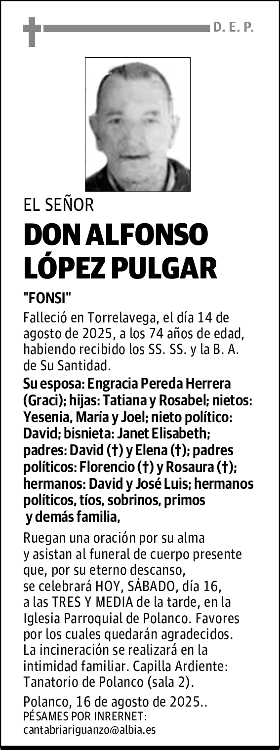 DON ALFONSO LÓPEZ PULGAR