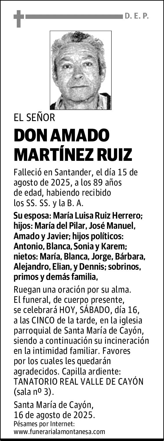 DON AMADO MARTÍNEZ RUIZ
