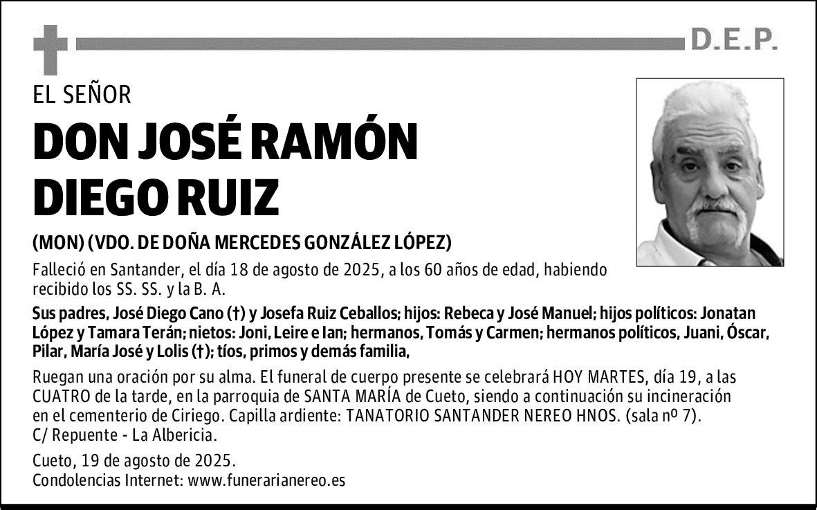 DON JOSÉ RAMÓN DIEGO RUIZ