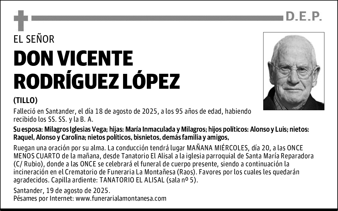 DON VICENTE RODRÍGUEZ LÓPEZ