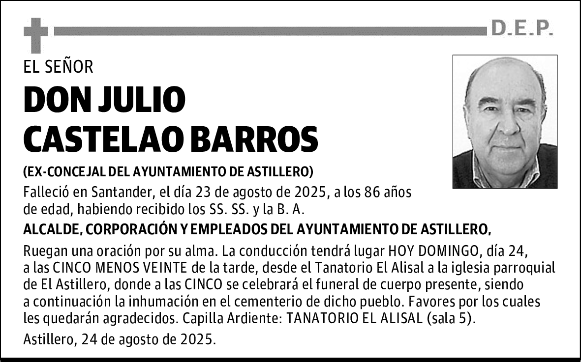 DON JULIO CASTELAO BARROS