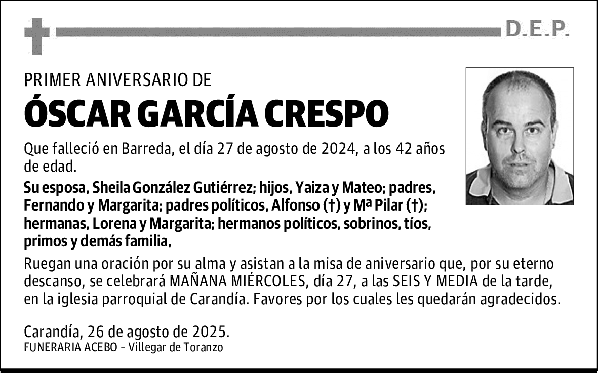 ÓSCAR GARCÍA CRESPO