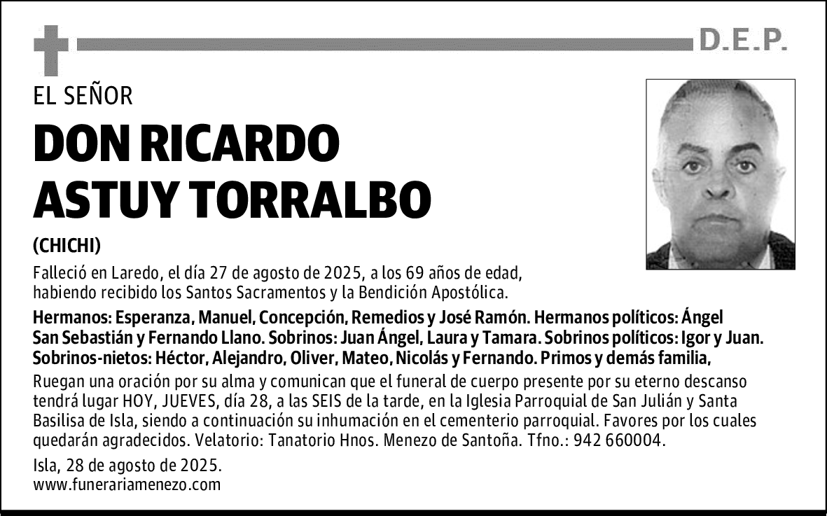 DON RICARDO ASTUY TORRALBO