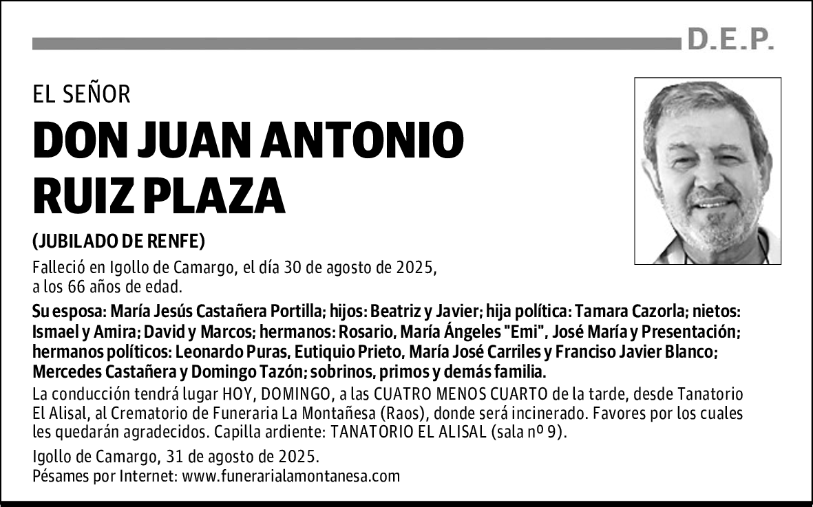 DON JUAN ANTONIO RUIZ PLAZA