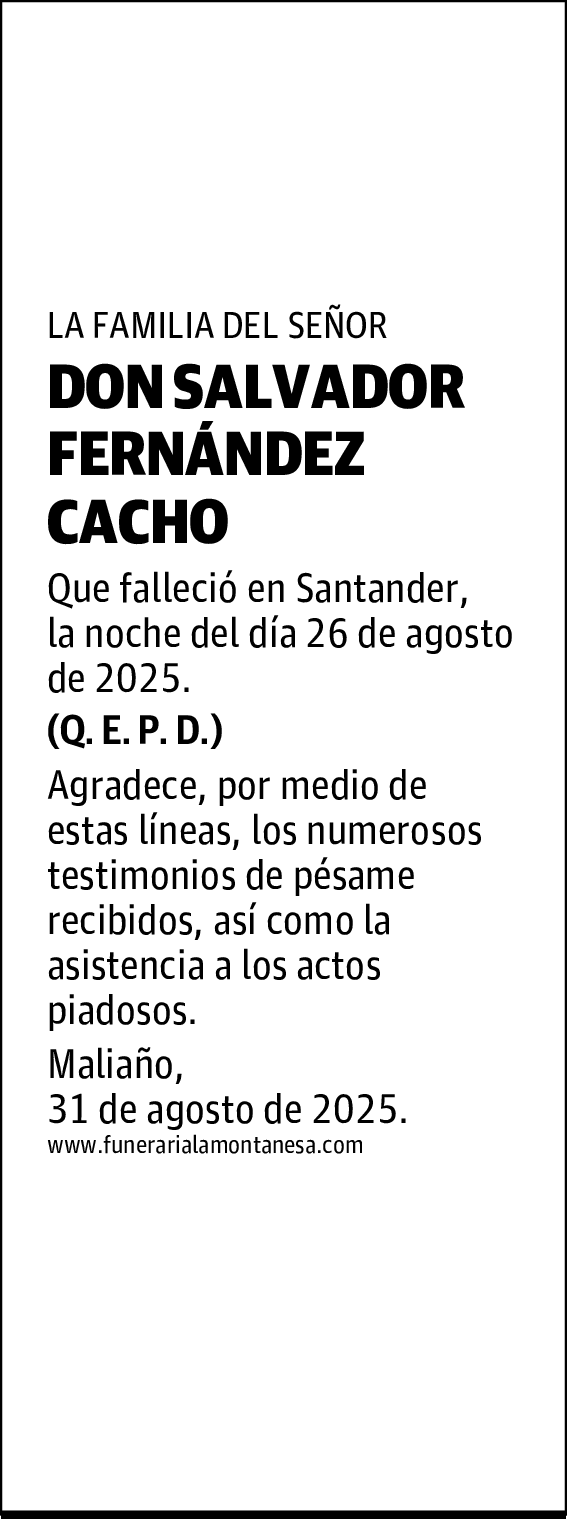 DON SALVADOR FERNÁNDEZ CACHO