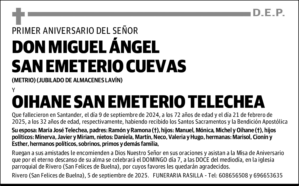 DON MIGUEL ÁNGEL SAN EMETERIO CUEVAS
