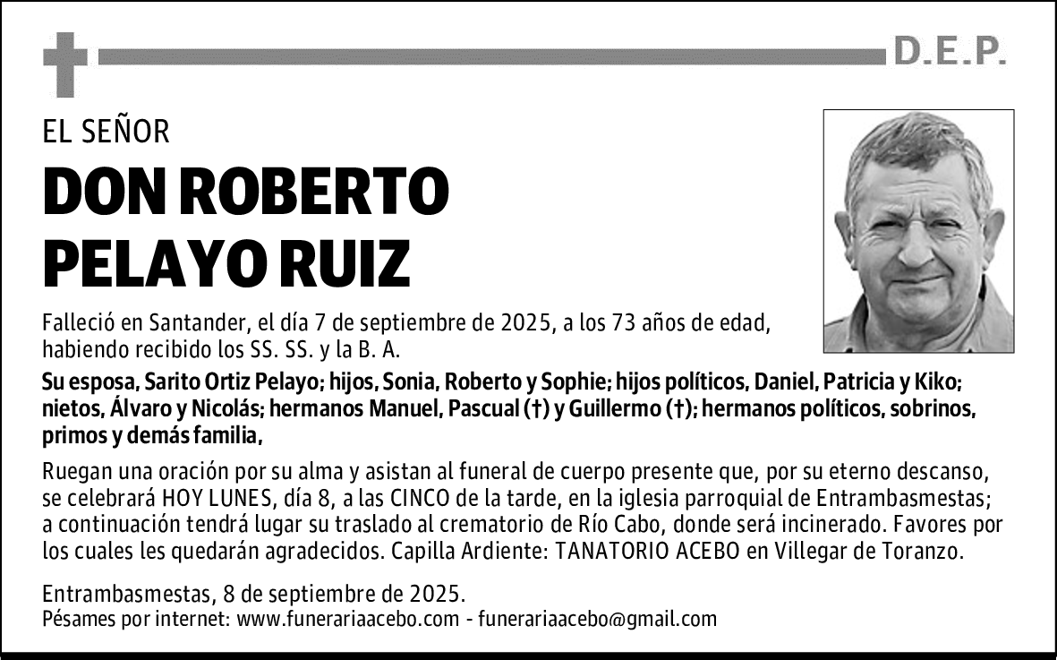 DON ROBERTO PELAYO RUIZ