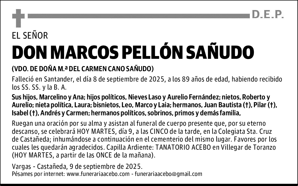 DON MARCOS PELLÓN SAÑUDO