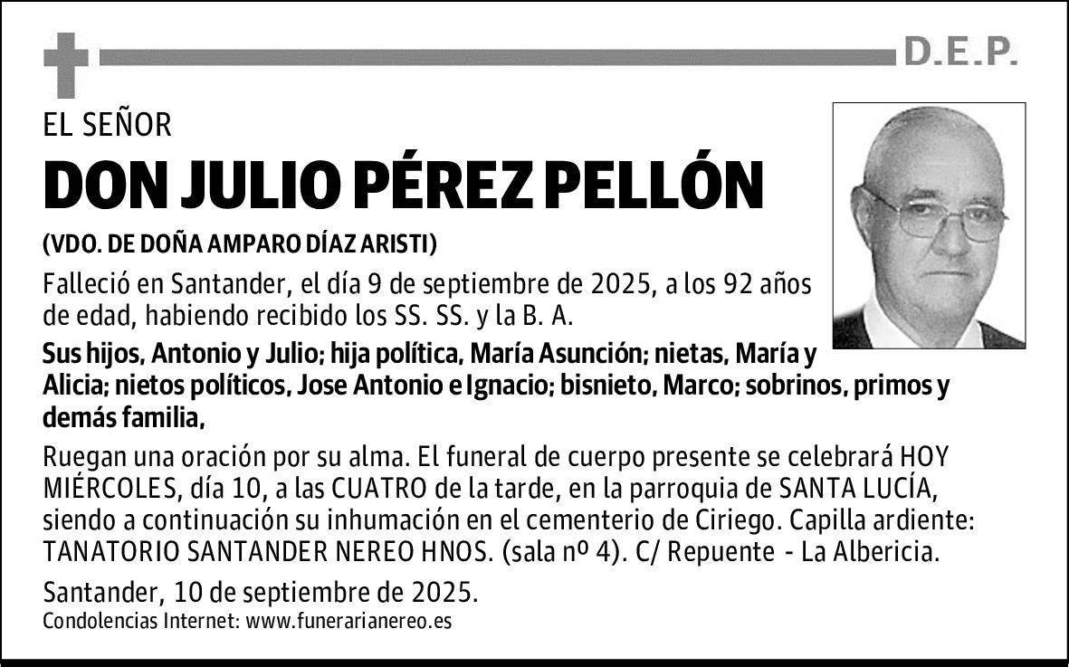 DON JULIO PÉREZ PELLÓN