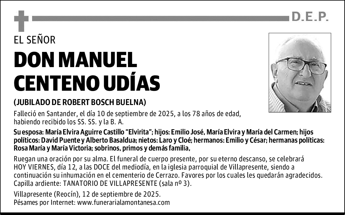 DON MANUEL CENTENO UDÍAS