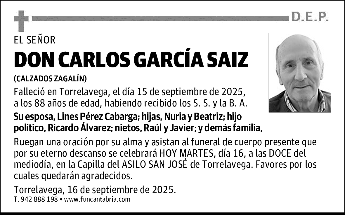 DON CARLOS GARCÍA SAIZ