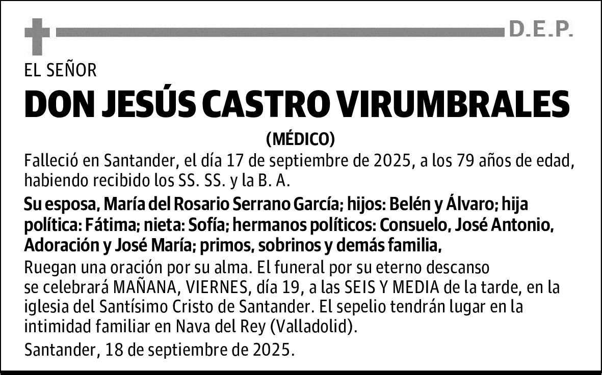 DON JESÚS CASTRO VIRUMBRALES