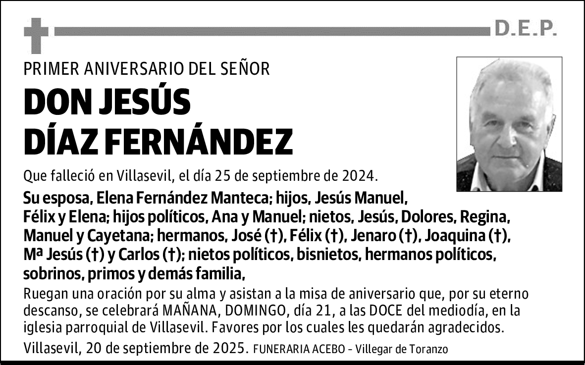 DON JESÚS DÍAZ FERNÁNDEZ