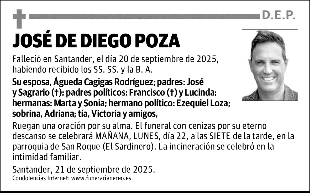 JOSÉ DE DIEGO POZA