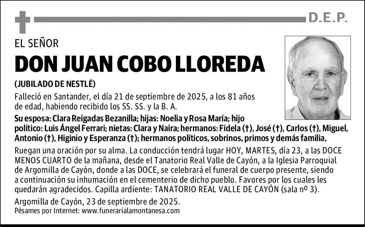DON JUAN COBO LLOREDA