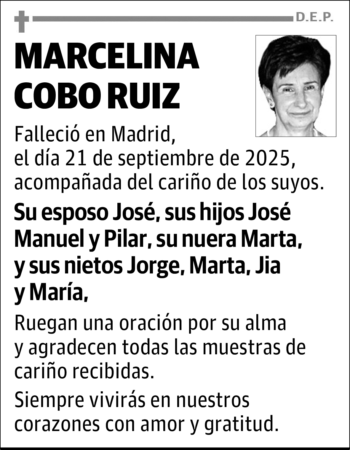 MARCELINA COBO RUIZ