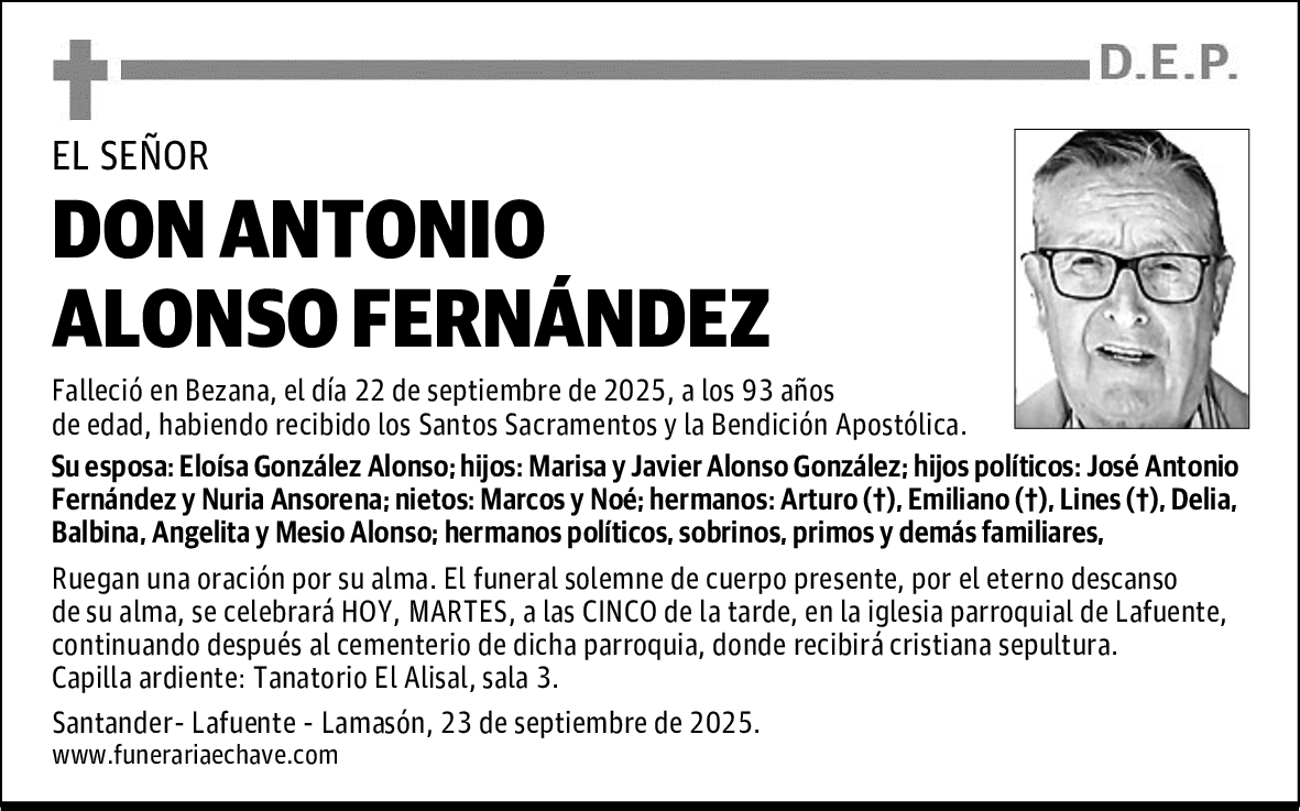DON ANTONIO ALONSO FERNÁNDEZ