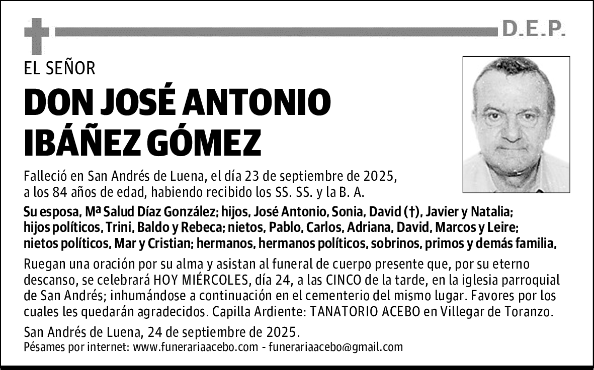 DON JOSÉ ANTONIO IBÁÑEZ GÓMEZ