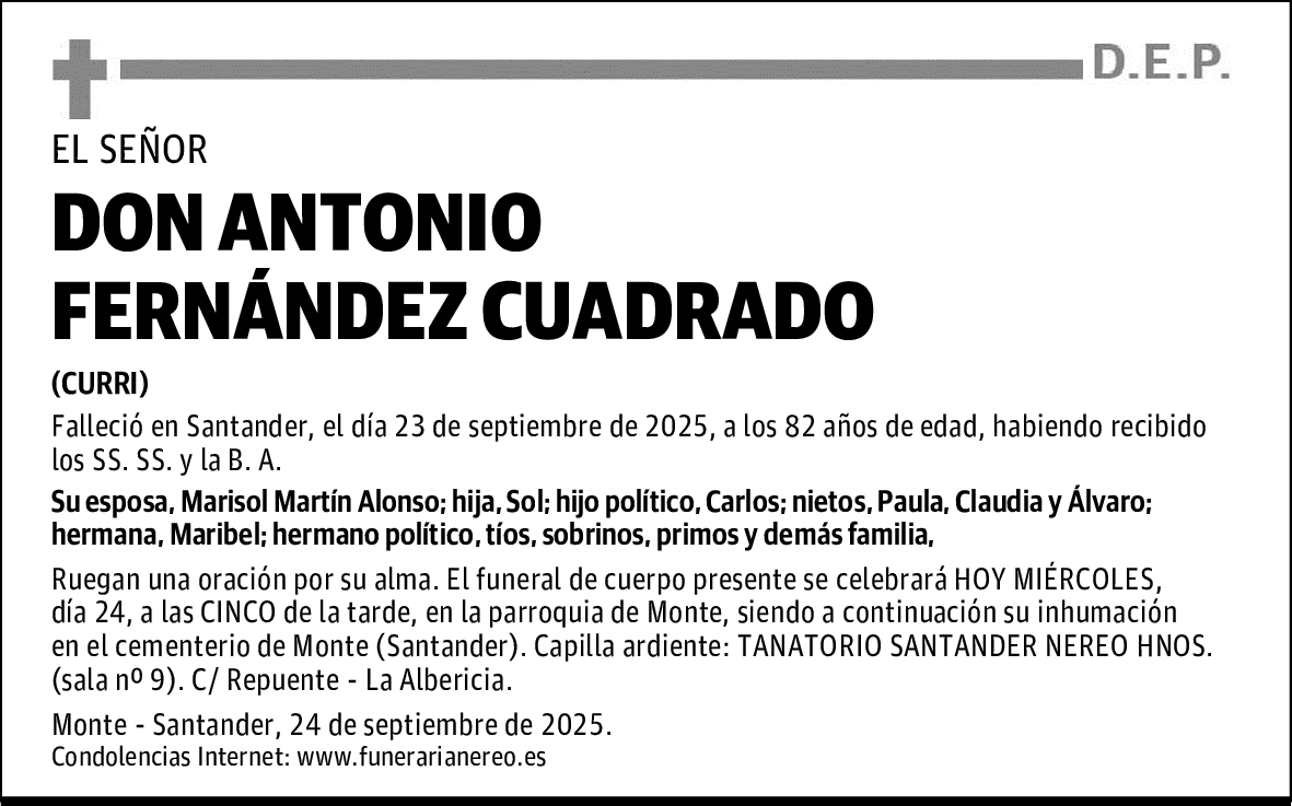 DON ANTONIO FERNÁNDEZ CUADRADO
