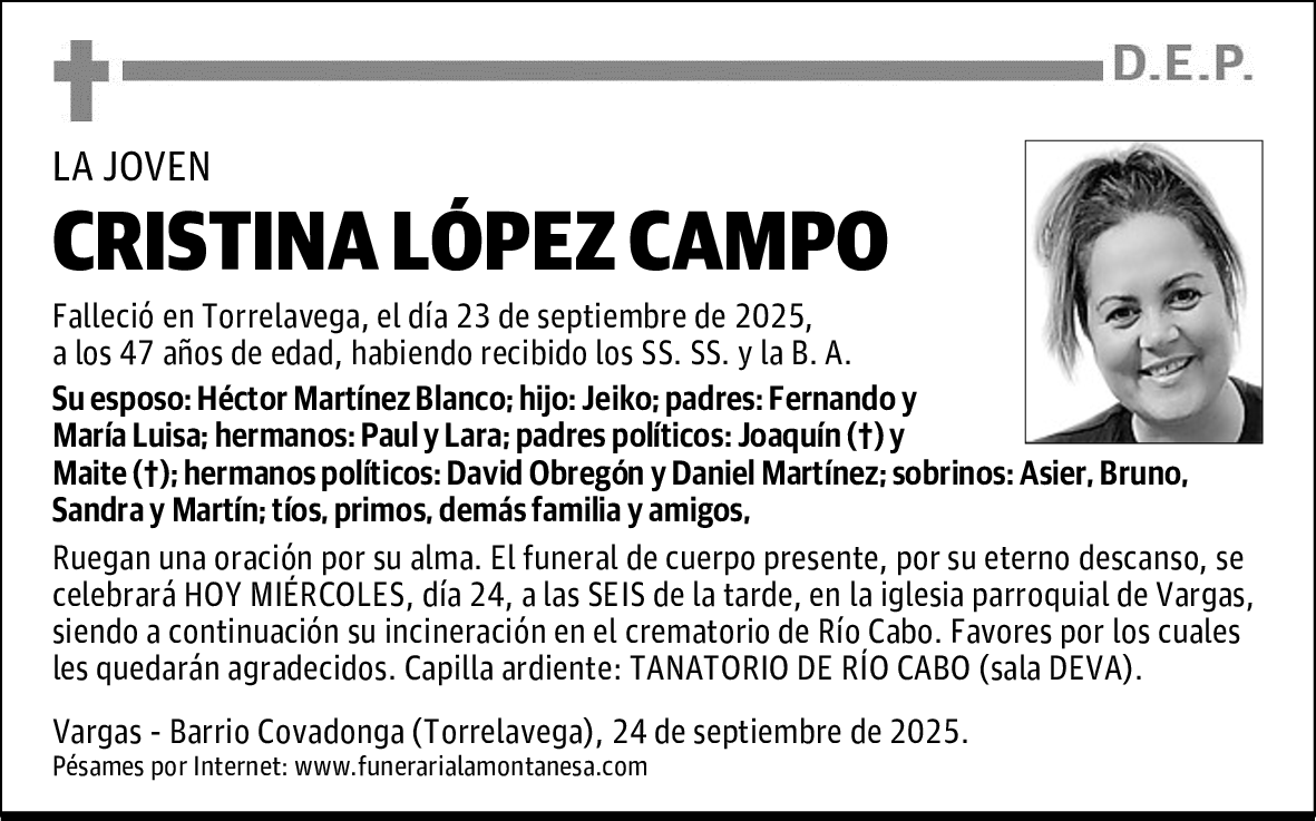CRISTINA LÓPEZ CAMPO