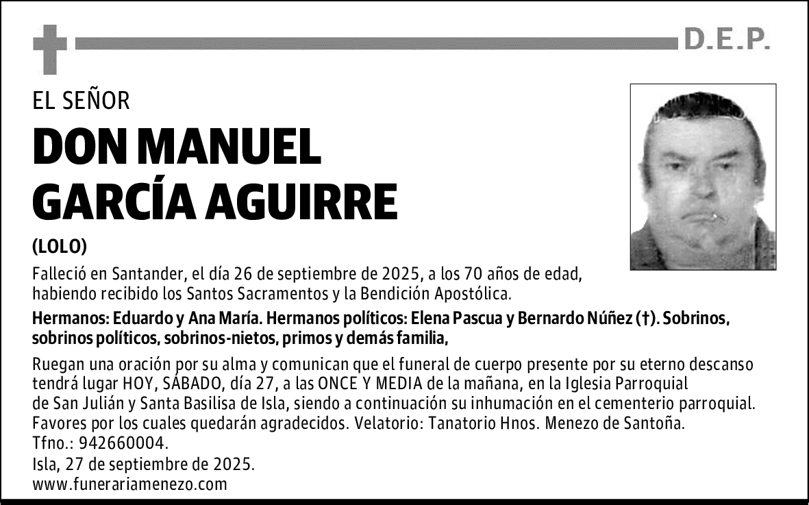 DON MANUEL GARCÍA AGUIRRE