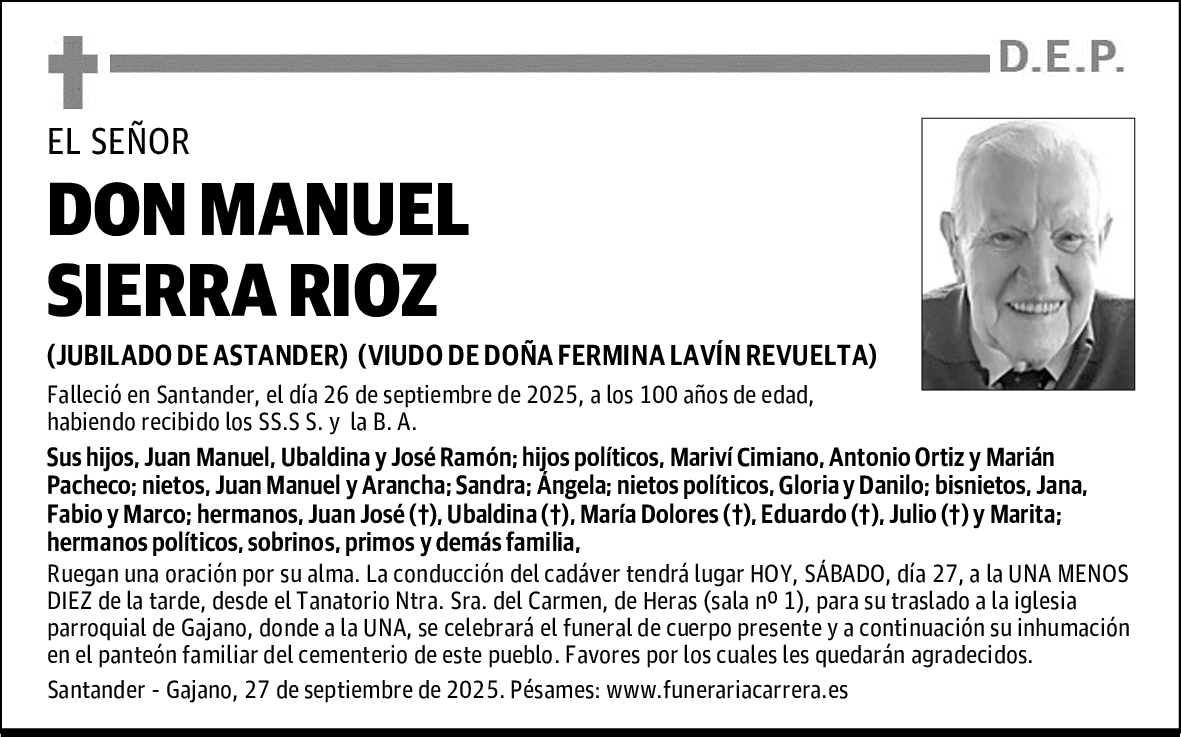 DON MANUEL SIERRA RIOZ