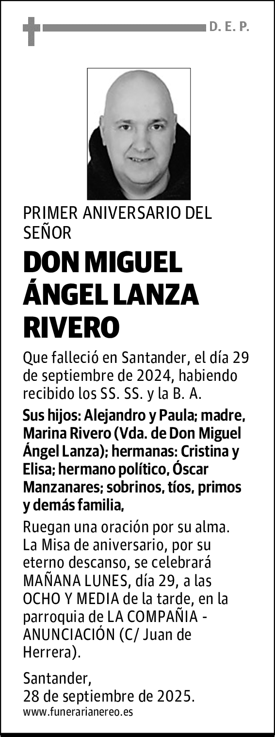 DON MIGUEL ÁNGEL LANZA RIVERO