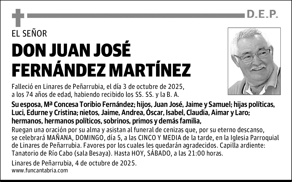DON JUAN JOSÉ FERNÁNDEZ MARTÍNEZ