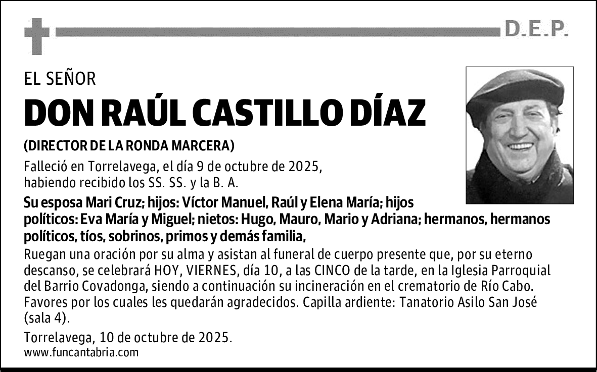 DON RAÚL CASTILLO DÍAZ
