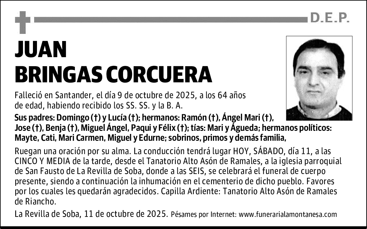 JUAN BRINGAS CORCUERA