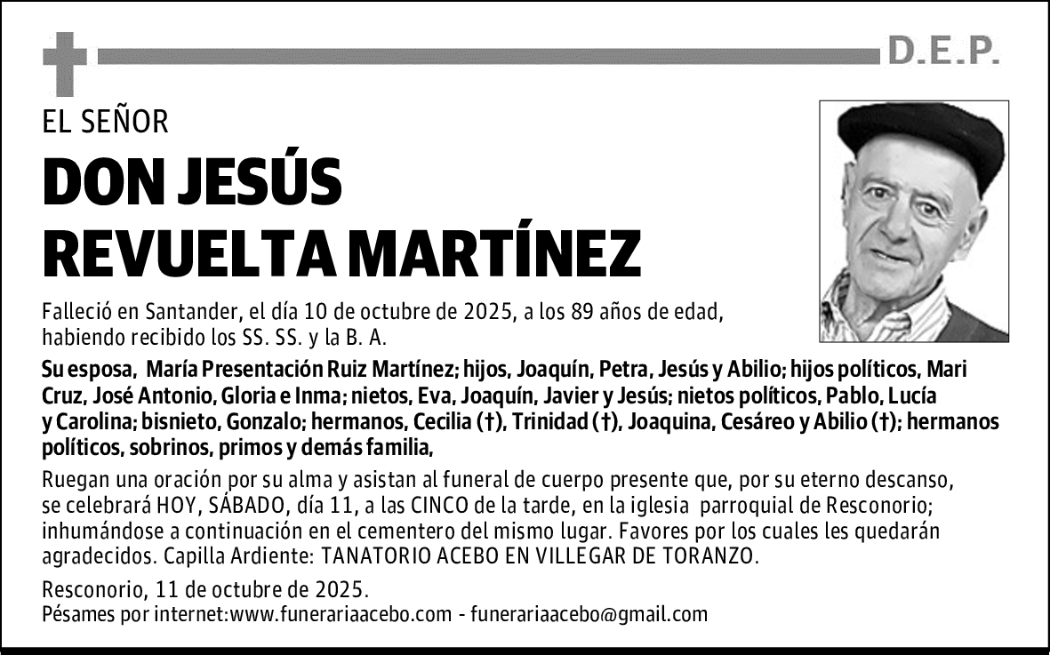 DON JESÚS REVUELTA MARTÍNEZ