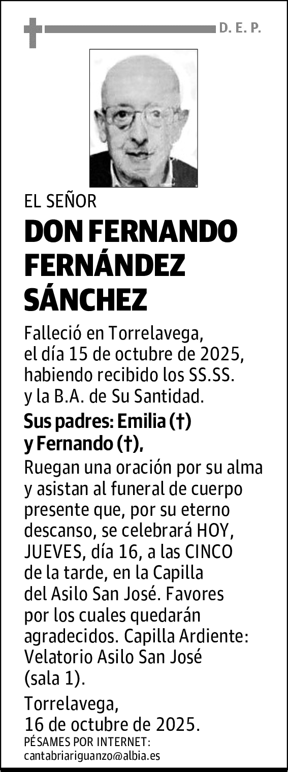 DON FERNANDO FERNÁNDEZ SÁNCHEZ