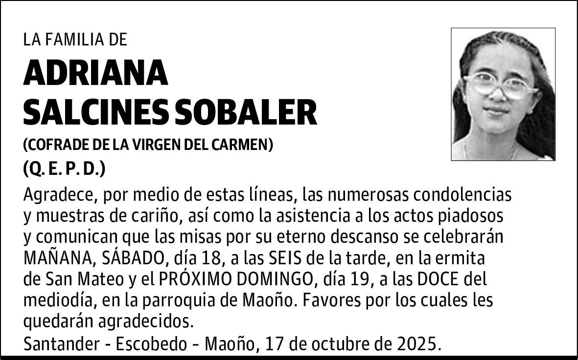 ADRIANA SALCINES SOBALER