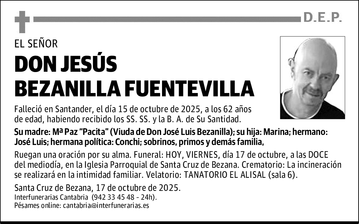 DON JESÚS BEZANILLA FUENTEVILLA