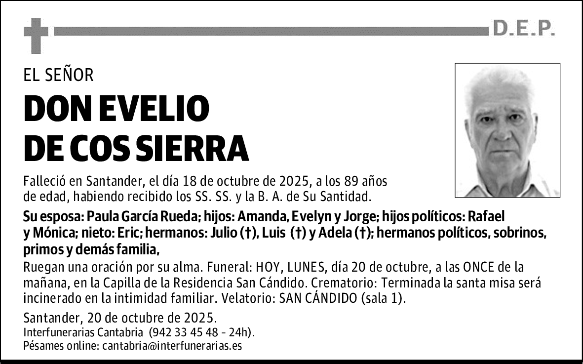 DON EVELIO DE COS SIERRA