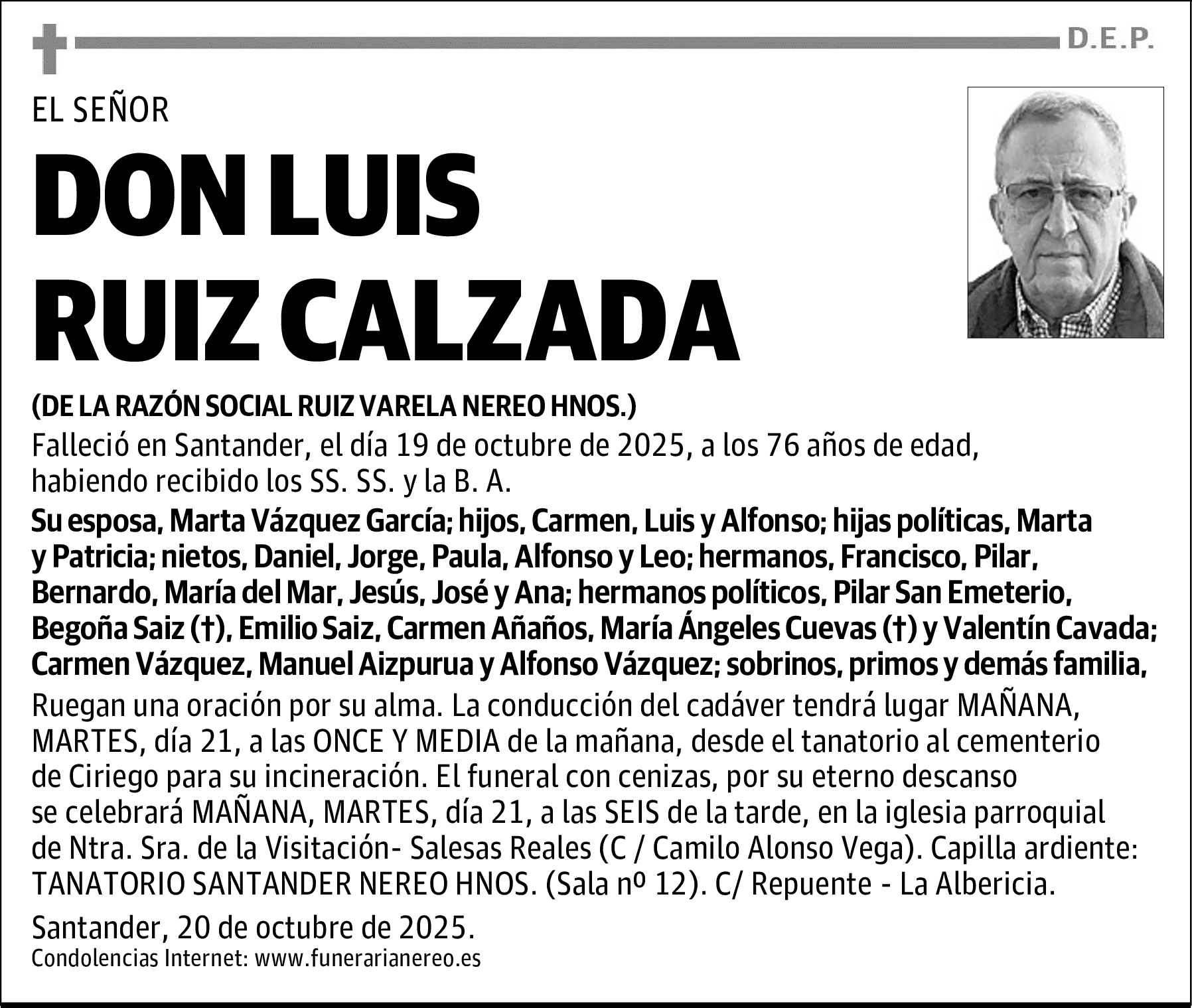 DON LUIS RUIZ CALZADA