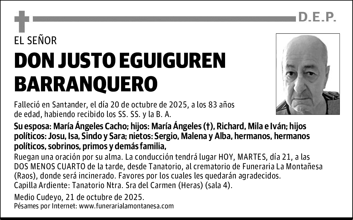 DON JUSTO EGUIGUREN BARRANQUERO
