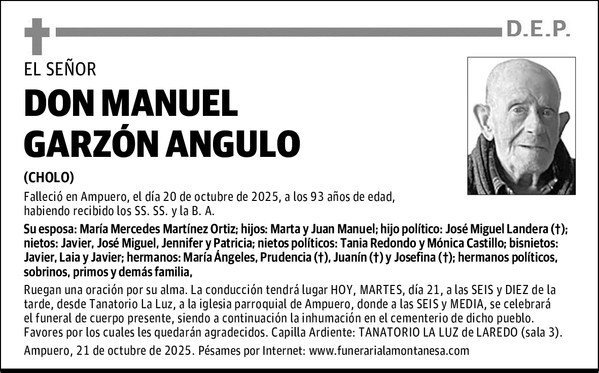 DON MANUEL GARZÓN ANGULO