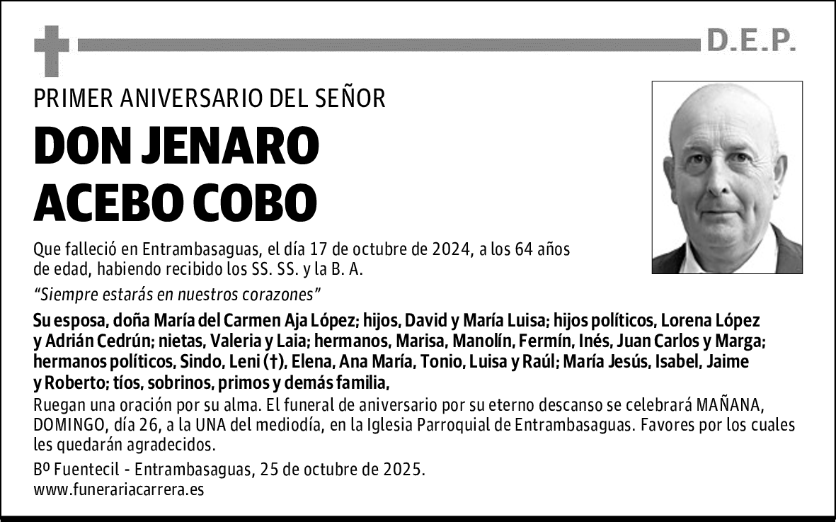 DON JENARO ACEBO COBO