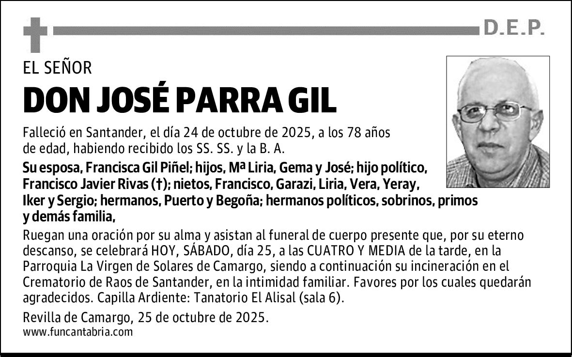 DON JOSÉ PARRA GIL