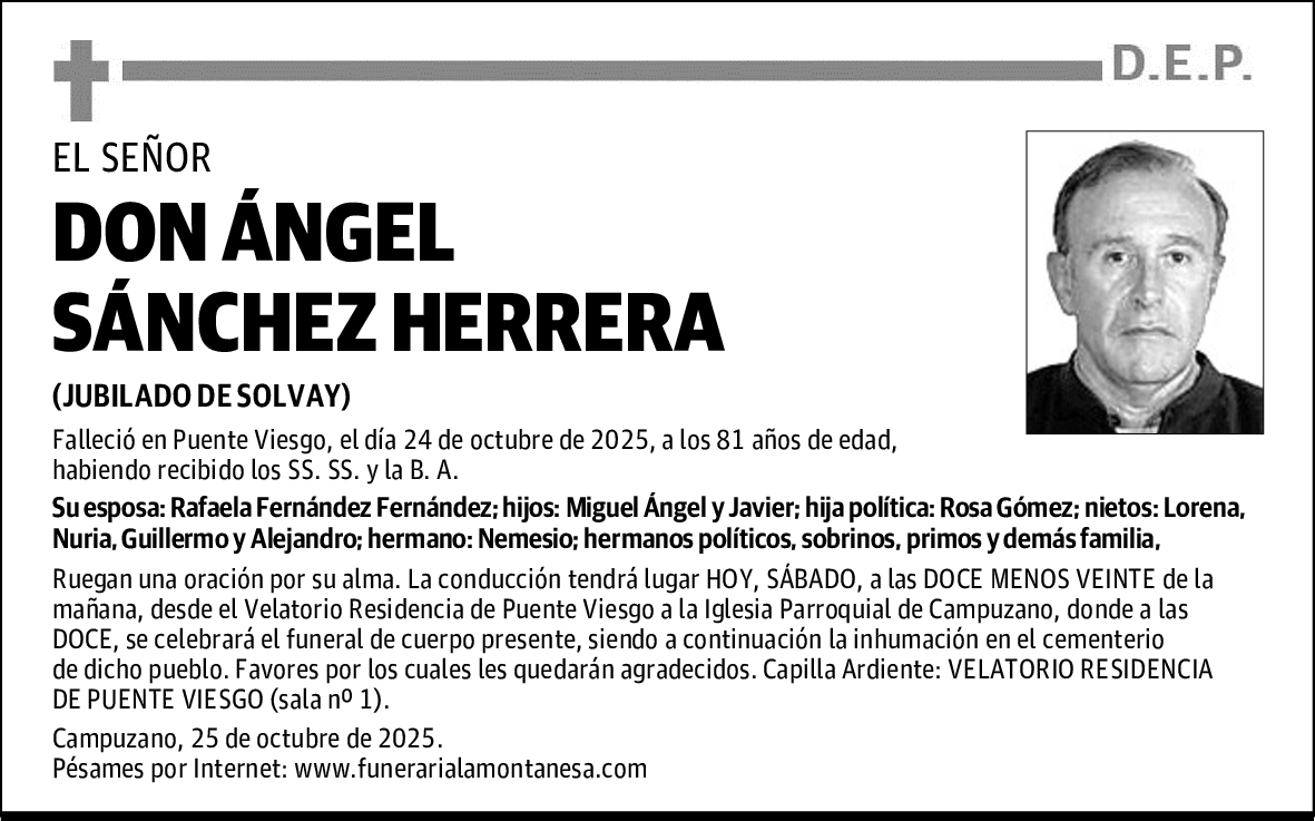 DON ÁNGEL SÁNCHEZ HERRERA