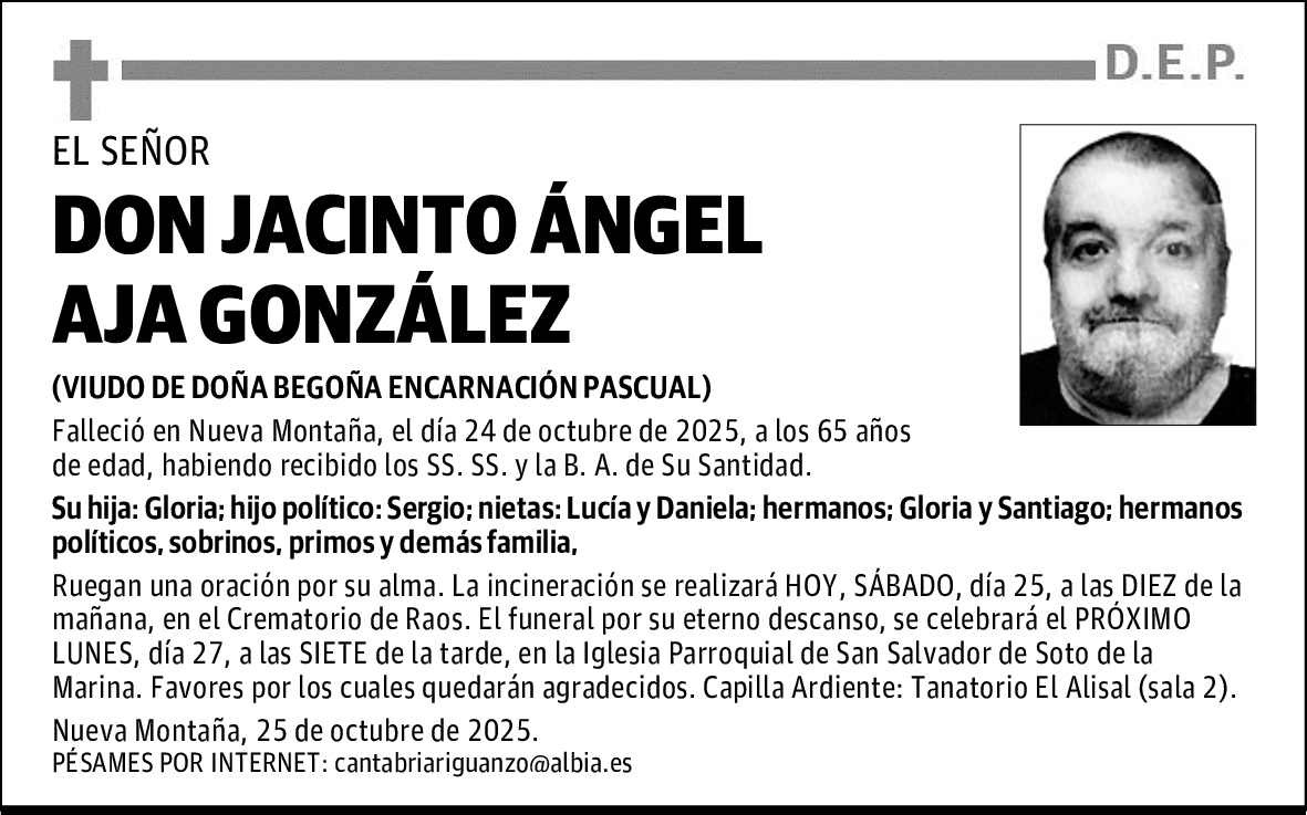 DON JACINTO ÁNGEL AJA GONZÁLEZ